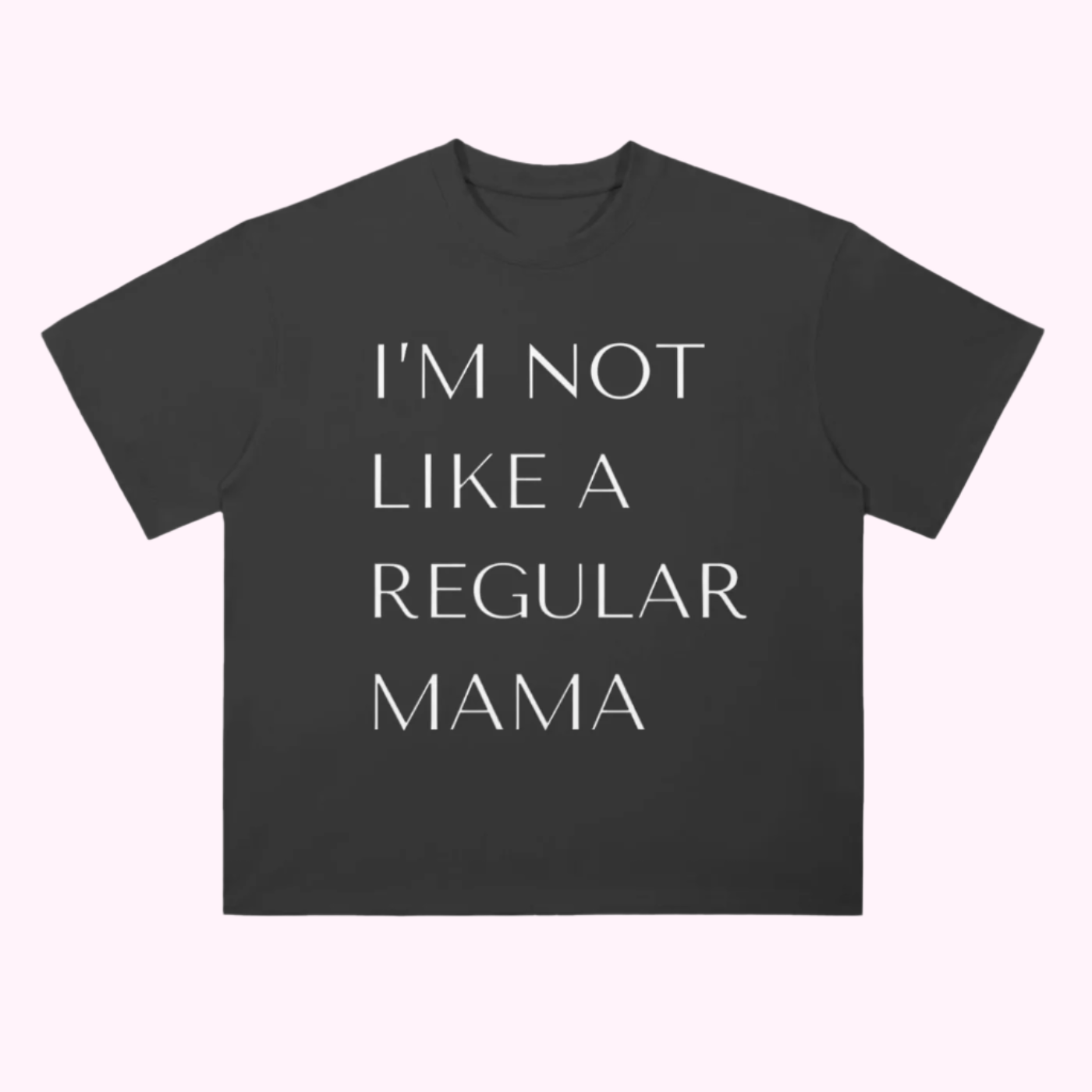 L.A. Mama T-Shirt from the Los Angeles Relief Collection, featuring bold typography on a black drop-shoulder, oversized fit tee